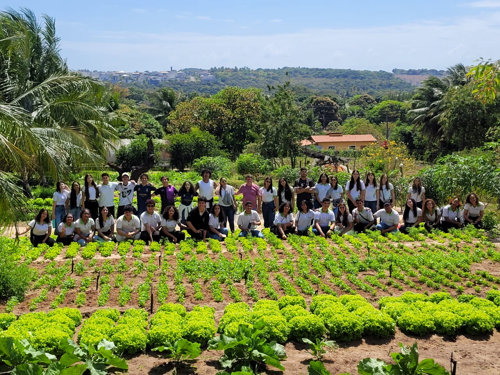 Imagem da visita técnica no distrito de Pium em Parnamirim/RN